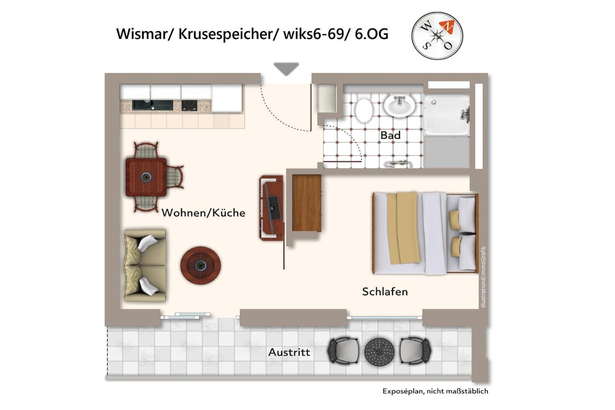 Krusespeicher Krusespeicher 6-69 Wismar Exterior photo